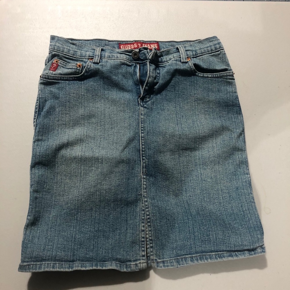 Vintage guess denim skirt